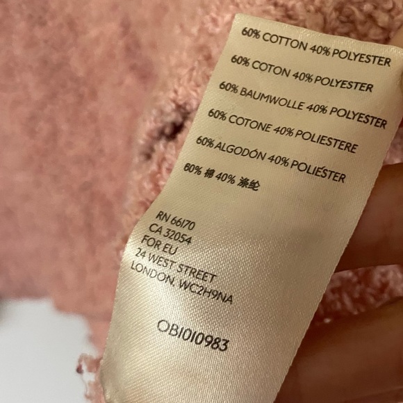 Free People Finders Keepers Sweater Peach Pink Knobby Knit Slouchy Textured - Picture 12 of 13